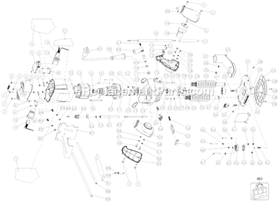 Part Location Diagram of 5140039-77 DeWALT Tube